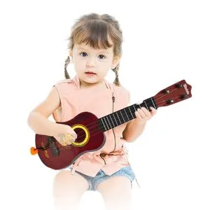 Toy Imagine Guitar Toy 4-String Acoustic Music Learning Toys.