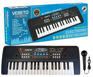VEBETO Kids Piano with Mic.