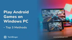 3 Best Ways to Play Android Games on Windows PC (2025 Guide). A phone mirrored with laptop using bluestack.